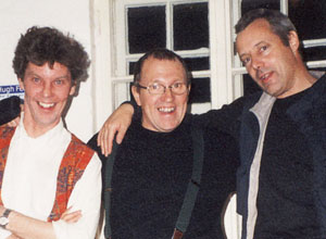 David John, Ed Povey and Hugh Featherstone in Berlin