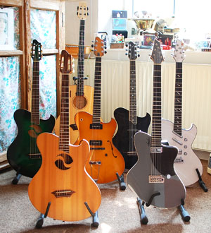 Hugh Featherstone's Kraushaar guitars