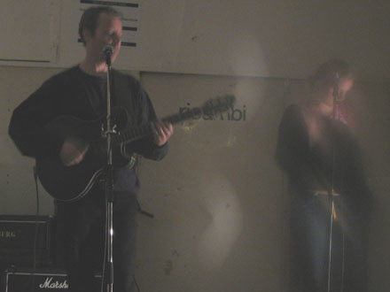 Hugh Featherstone and Kimbastian concert in the Rue Bunte studio, Berlin Hugh Featherstone and Kimbastian concert in the Rue Bunte studio, Berlin