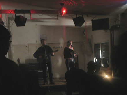 Hugh Featherstone and Kimbastian live at Rue Bunte, Berlin, 2006 Hugh Featherstone and Kimbastian live at Rue Bunte, Berlin, 2006