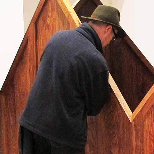 Hugh Featherstone at an Ai Wei Wei exhibition, Berlin, 2014