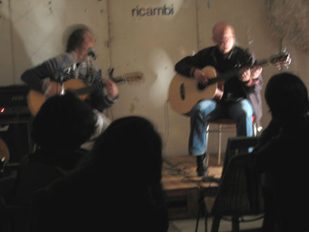 Sebastian Zukunft und Ingo Geishecker spielen im Rue Bunte Studio