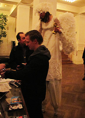 Foyer Fun with Angel Bärbel - photo: David John